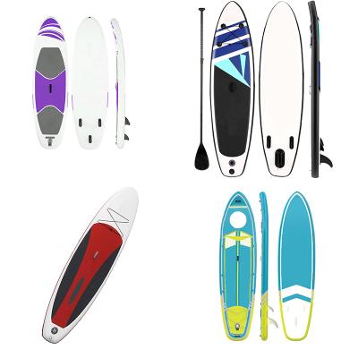 China OEM Unisex Custom PU Beach Softtop Inflatable Waterproof Ocean And Land Surfboard for sale