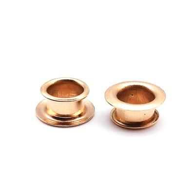 China Factory Wholesale Anti-corrosion Custom Shoe Size Double Stainless Eyelet Metal Bag Main Garment Supplies Grommets For Clothing for sale