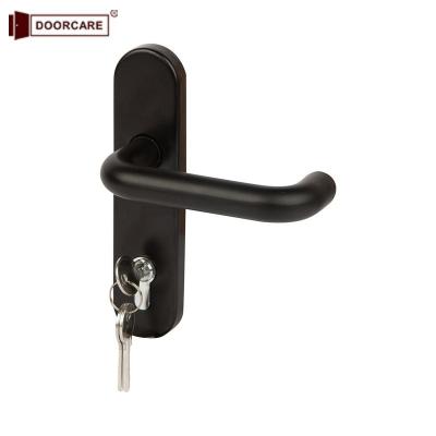 China Iron Alloy European Handle Lever Commercial Door Lock For Panic Exit Device DK-015 for sale