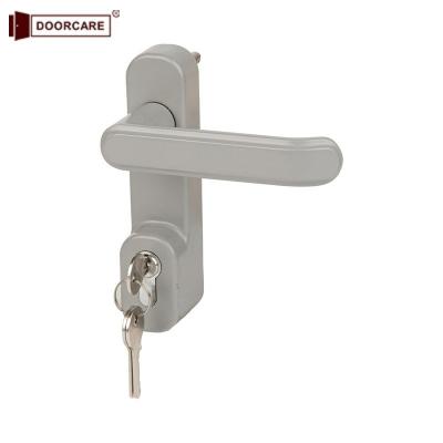 China Exterior Handle Lock for Panic Exit Device Lever Door Lock for Security Door DK-012 for sale