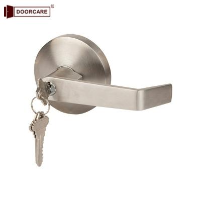 China 304 Stainless Steel Outside Door Balance Handle Lever Lock For Panic Exit Device DK-017S for sale