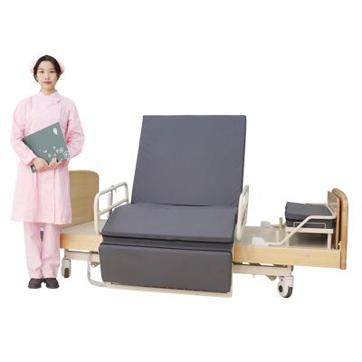 China Metal Home Care Bed Clinic Patient Furniture Rotating Medical Electric Beds For The Elderly for sale