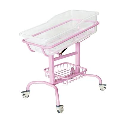 China Plastic Safe Medical Hydraulic Adjustable Newborn Baby Crib Crib Infant Crib for sale