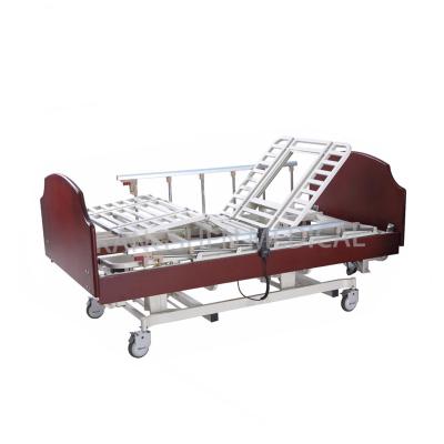 China Electric Home Bed Functions 5 Care Beds Pullout Reverse Function Elder Care Hospital Bed for sale