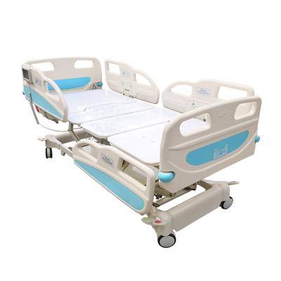 China Homecare 3 Adjustable Icu Hospital Bed Cranks Functions Manual Medical Hospital Bed for sale