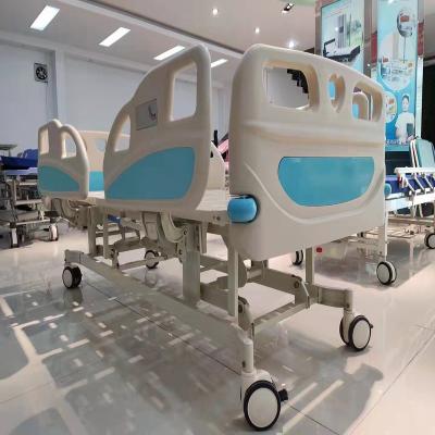 China Free Used Hospital Bed Hospit Bed Height Guard Rail New PP Manual Manual Bed Hospit Quality 3function Used Hospital Bed for sale