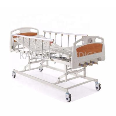 China Whole Bed Across Crank Hospital Beds Medical Equipment Adjustable Furniture 4 Manual Hospital Bed 3 Years Free Spare Parts for sale