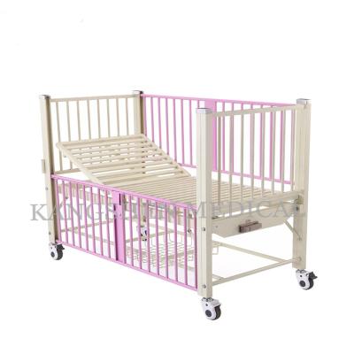 China Full-srrounded hospital bed 2 crank manual children medical babi hutch for sale KS-S205et for sale