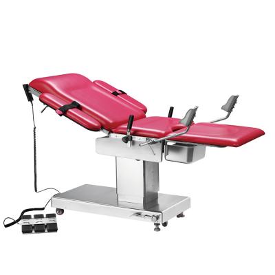 China Acrylic Gynecological Electric Examination Chair Stainless Steel Bed Gynecology Examination Bed for sale