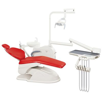 China Wholesale Comfortable Top Dental Electric Cheap Medical Dentist Chair Set Price Economic Dental Chair Full Integral Chair Unit Equipment for sale