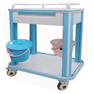 China Modern Plastic Hospital Trolley ABS Anesthesia Medicine Medical Emergency Treatment Trolley for sale