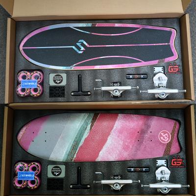 China High Quality GS Surfskate Adult Skateboard 32inch Direct Custom OEM With 7 Ply Maple Deck Wood CX4 Or C7 Or S7 Truck For Adults for sale