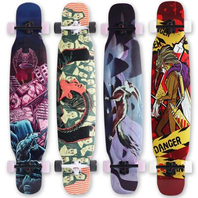 China Custom Gallosoul Direct 46inch GS Skateboard High Quality Dancing Adult Longboard for sale