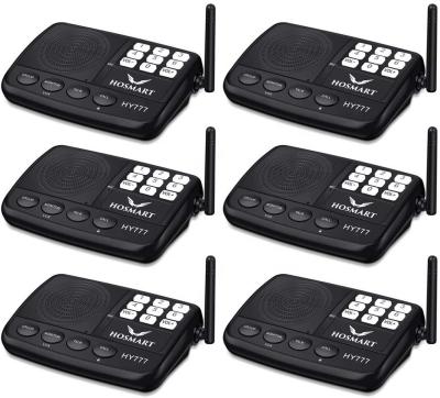 China Walkie Talkie Intercom 1/2 Mile Long Range Professional Manufacture Intercom Wireless BLACK -6 REFER Channel 7 for sale