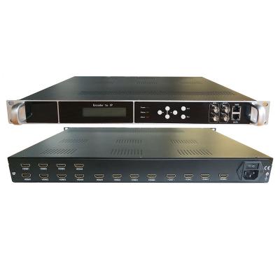 China HD Video Signal Conversion Digital Signal to IP ASI Broadcast TV Equipment Hotel TV System 16CH HD Video Encoder for sale