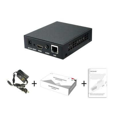 China Single HD encoder, HD to IP (UDP/RTSP/HTTP/RTMP) support H264 encoding resolution up to 1920x1080P 2.7cm x 17.5cm x 11.1cm for sale