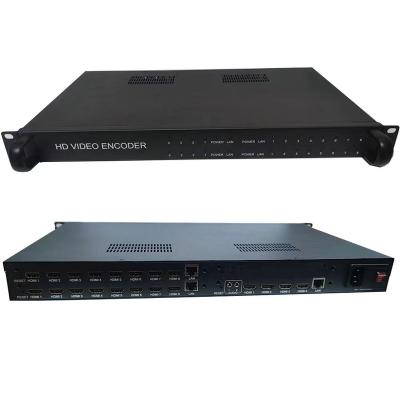 China Video signal conversion 20 channel H265HD MI video encoder, HD MI to IP (RTMP/RTSP/HTTP/HLS/UDP TS) for sale