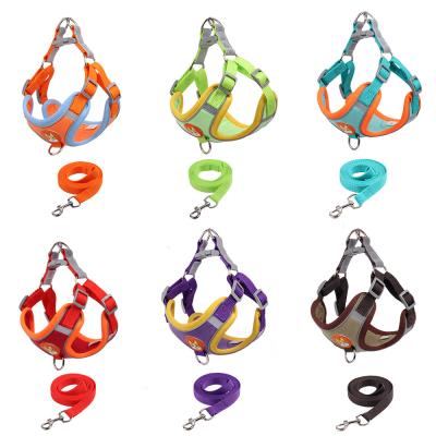 China 2022 Amazon Hotsale Reflective Dog Harness Adjustable Pet Harness Reflective Custom Logo for sale