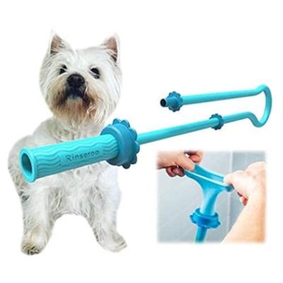 China Hotsale Tiktok Cat Dog Comfortable Cleaning Tools 2022 Sustainable Pet Rinseroo Silicone Hot for sale