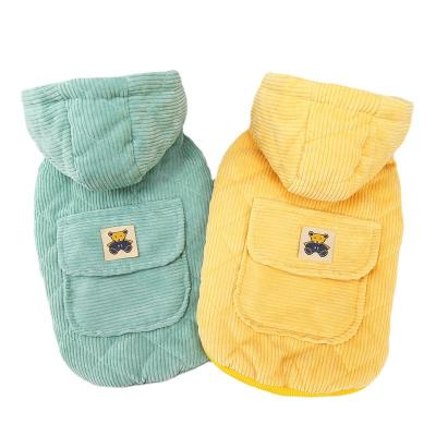 China Sustainable Fashion Autumn And Winter Warm And Waterproof And Windproof Comfortable Dog Clothes For Cold Weather Pets for sale