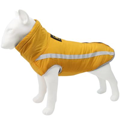 China 2022 Viable Warm Reflective Pet Clothes Fleece Dog Jackets Waterproof Clothes For Medium Large Dogs for sale