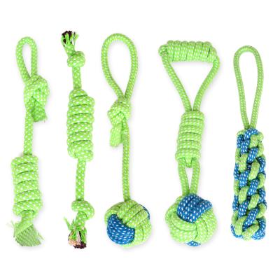 China 2022 Amazon Sale Dog Rope Cleaning Toy Viable Hot Toy Molar Cotton Rope Dog Pet Supplies for sale