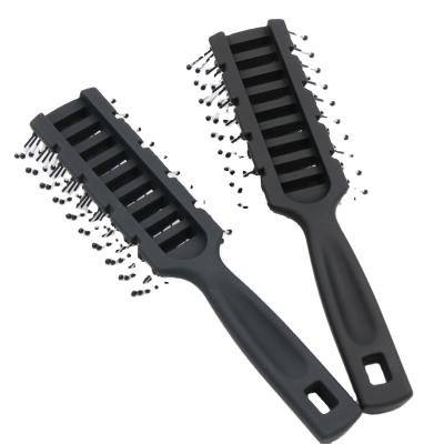 China Fashionable Hair Comb Worth Buying Frosted Handle Comb Shaping Rib Comb Hair Comb for sale