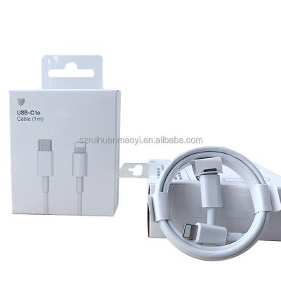 China Wholesale 1m 2m 3m Mobile Phone Fast Charging Palladium Phone Data Cable Original USB C to Power On Charger Cable For Apple iPhone 12 13 14 for sale