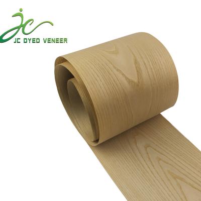 China ASHD01 traditional Decoration Natural wood veneer White dowel pattern veneer thickness 0.42MM natural wood venee dyed for sale