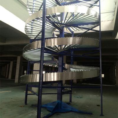 China Cartons / Cases / Trays / Crates Gravity Lifting Conveyor System with Mild Steel Profile and Rollers for sale