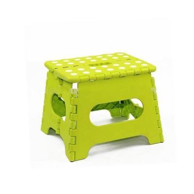 China New Factory Price Foldable Green 8 Inch Small Size Telescopic Plastic Folding Stool for sale