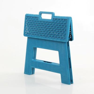 China Foldable Hot Selling New Design High Quality Rattan Weaving Portable Telescopic Plastic Folding Step Stool for sale