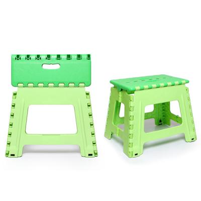 China New PP Material Double Handle Foldable Stool Foldable Plastic Stool for sale