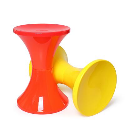 China Removable Cover Pure Plastic Material Drum Stool for sale