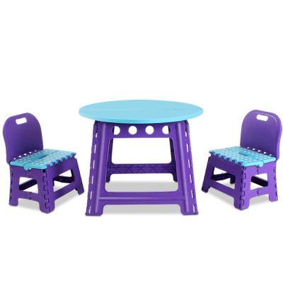 China Space Saving Collapsible Fashion Table Stool Set for sale