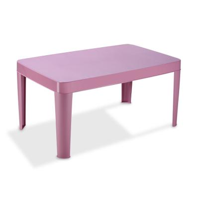 China High Quality Customized Plastic DINING TABLE Colors Rectangle Table for sale