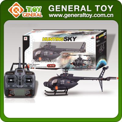 China Large 2.4g 4ch r/c hobby flybarless rc helicopter military rc helicopter for sale