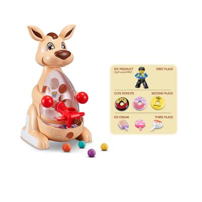 China New Plastic Educational Toy Kangaroo Shooting Toys Mini Pinball Machine For Children for sale