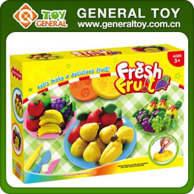 China Intelligence Plastic Clay Craft Toy Making Fruit Dough for sale