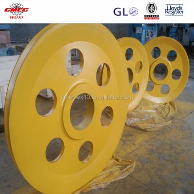 China High Quality Steel Casting Rope Wheel Pulley Lifting Pulley for sale