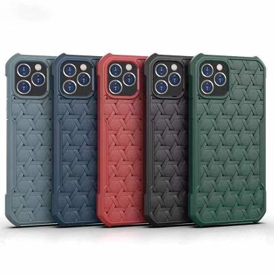 China Anti-fall Heat Dissipation Breathable Cooling Phone Case For iPhone 13 13mini 13 pro TPU Max Rubber Protective Phone Cover for sale