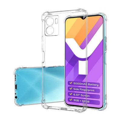 China Shockproof Anti-drop TPU Phone Case For VIVO V20E Y15S 2021 Y21 IQOO Z5 Transparent Clear Case for sale