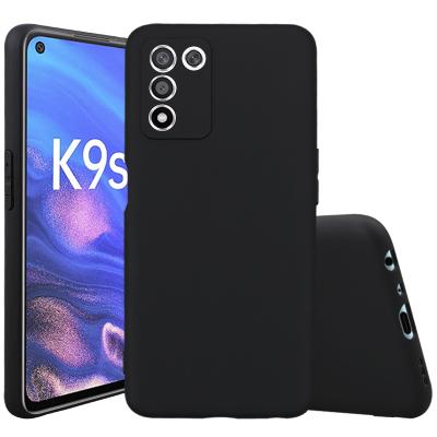 China Anti-fall Low Price Matte Soft TPU Silicone Cell Phone Shockproof Cover Frosted Soft Rubber Case For OPPO K9S k9 pro a55 reno 6 6 pro for sale