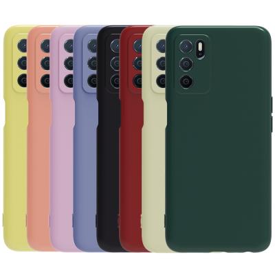 China New Anti-fall Liquid Silicone Case TPU Shockproof Mobile Phone Case For OPPO a16 f19 f19 pro reno 5 For Realme c21y c21 c20 c11 8 for sale