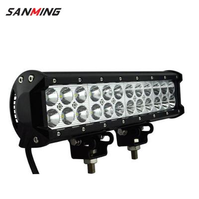 China 72w offroad led light bar 12 inch led work double row spot flood light beam combined driver-beam light bar SG-21X-072A for sale