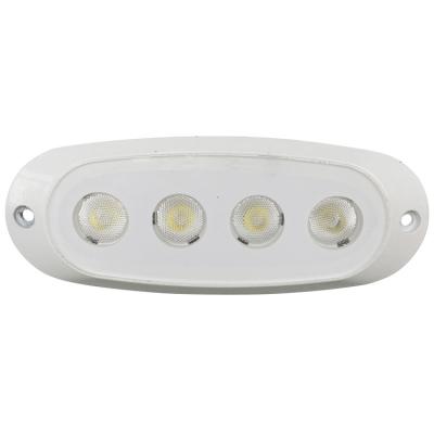 China Passionate Lights 12w 6 Inch Oval White Flush Mount LED Work Light For Boat Marine 6 Inch 12W LED Work Light for sale