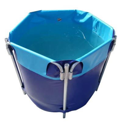 China Aquariums Aquaculture Best Quality Collapsible Collapsible Fishing Water Storage Tank PVC Tanks for sale