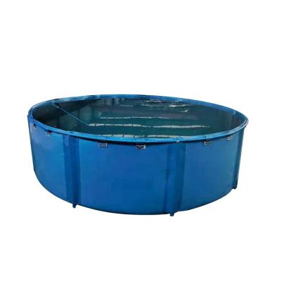 China Collapsible Fish Ponds PVC Fish Farming Tanks For Sale China Factory Certificated Foldable Fish Ponds PVC Fish Farming Tanks Lobster Pool for sale