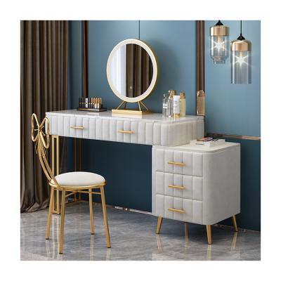 China (Size) Direct Selling Furniture Set Adjustable Dressing Table With Lockers for sale