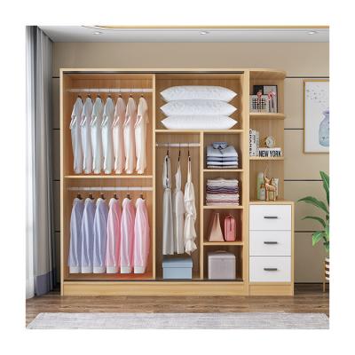 China (Size) Factory Supply Adjustable Professional Bedroom Modern Design Sliding Wardrobe for sale